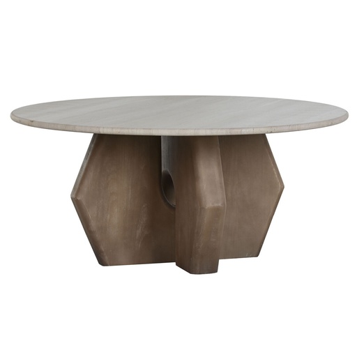 Centre Table Home ESPRIT Brown Beige 91 x 91 x 40 cm