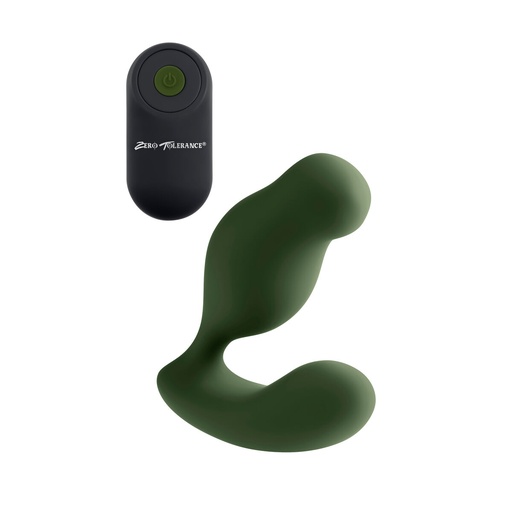 Vibrador anal Zero Tolerance Verde