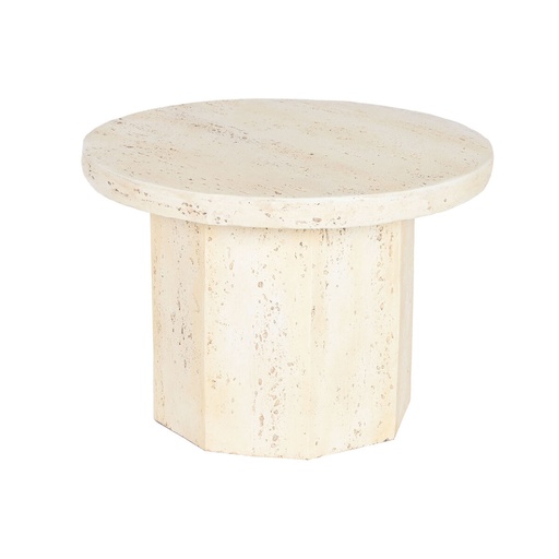 Mesita Auxiliar Home ESPRIT Beige Magnesio 60 x 60 x 41,9 cm