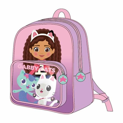 School Bag Gabby's Dollhouse Pink 25,0 x 30,0 x 1,2 cm