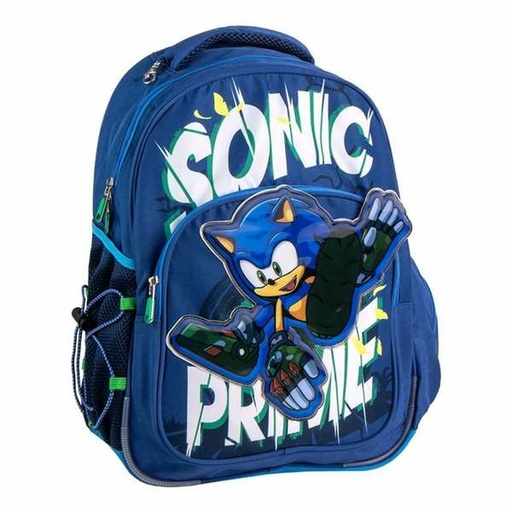 Mochila Escolar Sonic Azul oscuro