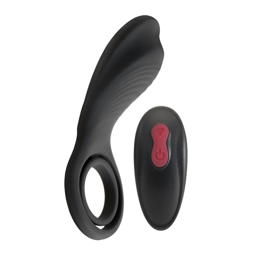 Anillo Vibrador para el Pene S Pleasures Negro
