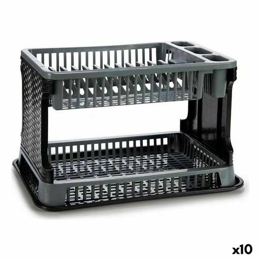 Escurridor Gris Plástico 44,5 x 30,3 x 27 cm (10 Unidades)