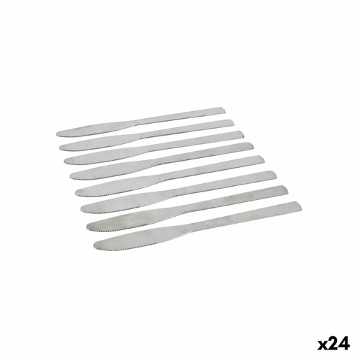 Knife Set Privilege Silver Stainless steel 19,8 cm 8 Pieces (24 Units)