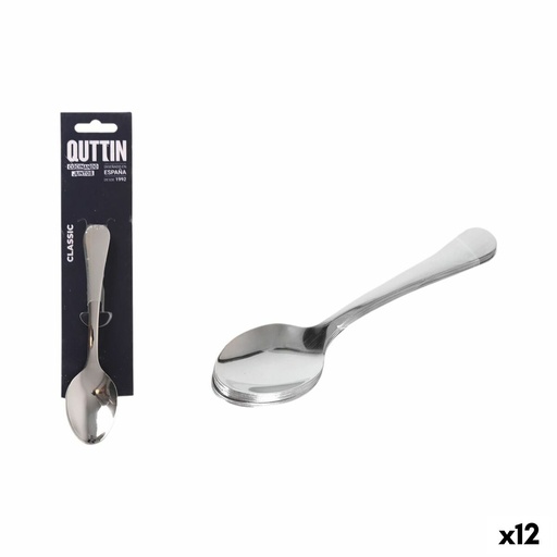 Dessert spoon Quttin Classic 6 Pieces (12 Units)