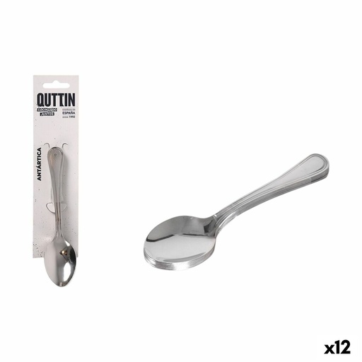 Cuchara de Postre Quttin Antartica 1,5 mm 6 Piezas (12 Unidades)