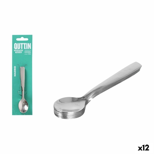 Dessert spoon Quttin Madrid 6 Pieces (12 Units)