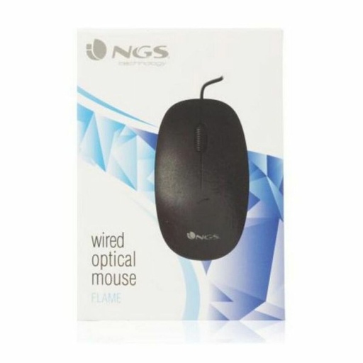 Ratón Óptico NGS NGS-MOUSE-0906 Negro