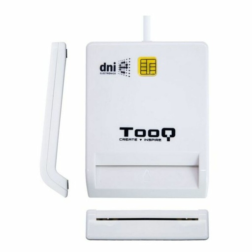 Lector de Tarjetas Inteligentes TooQ TQR-210W USB 2.0 Blanco