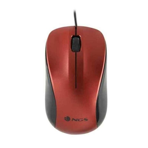 Ratón Óptico NGS CREW Rojo 1200 DPI
