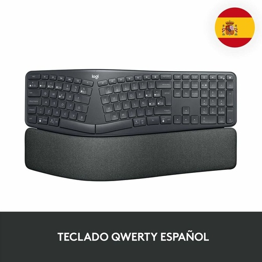 Teclado Logitech 920-010105 Español Negro Gris Grafito Qwerty Español