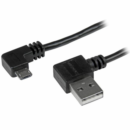 Cable USB a Micro USB Startech USB2AUB2RA1M         Negro