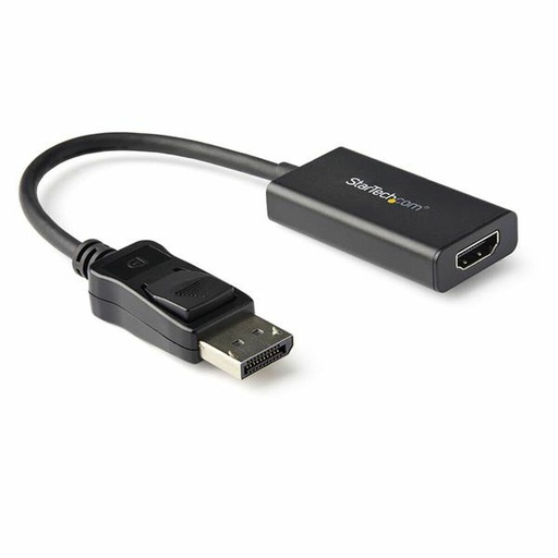 Adaptador DisplayPort a HDMI Startech DP2HD4K60H           Negro