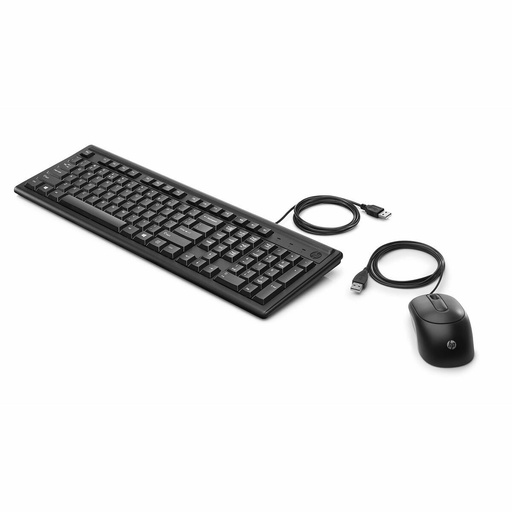 Teclado y Ratón HP 6HD76AA Negro Qwerty Español