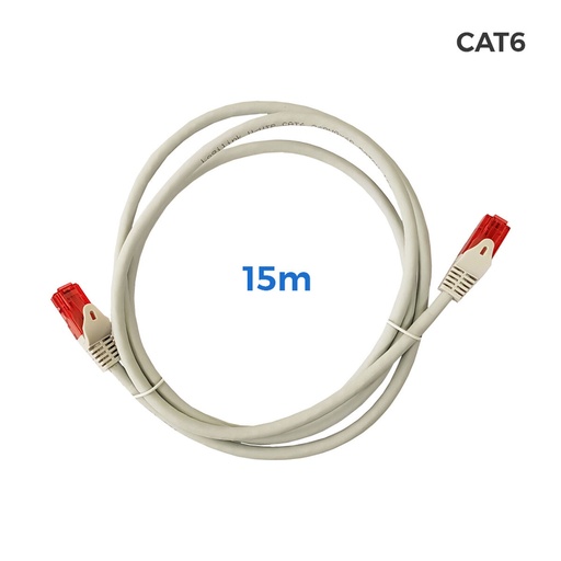 Cable de Red Rígido UTP Categoría 6 EDM 56039 Gris