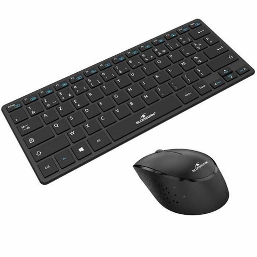 Teclado y Ratón Bluestork Sans fil Ultra compact Negro