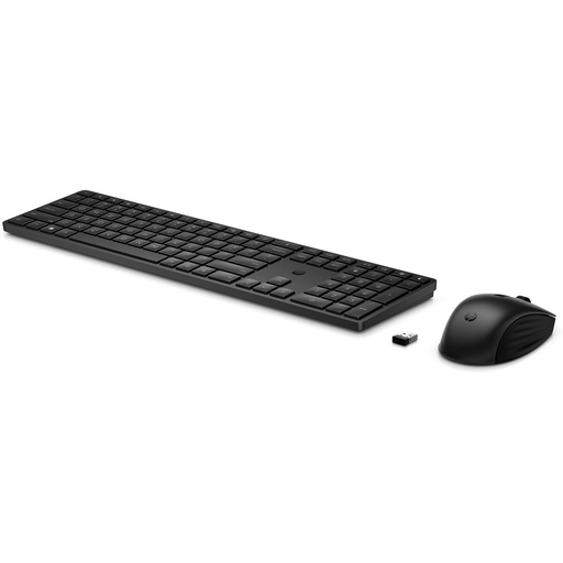 Teclado y Ratón Inalámbrico HP 4R009AA#ABE Qwerty Español Negro