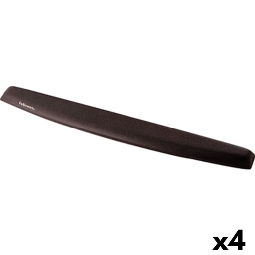 Reposamuñecas Fellowes    Negro Tela Foam 4 Unidades (23 x 490 x 58 mm)