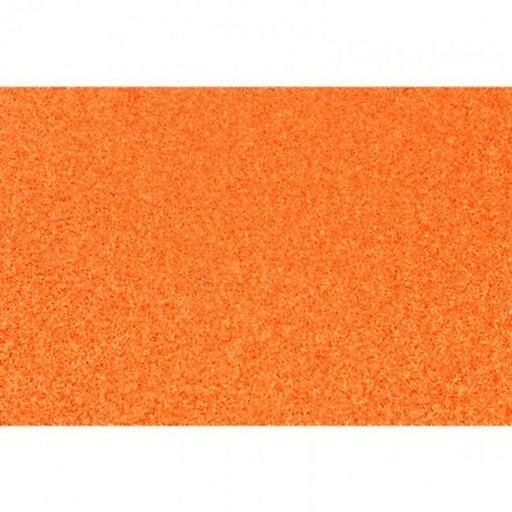 Goma Eva Fama Naranja 50 x 70 cm Purpurina