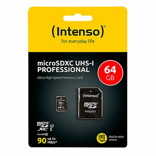 Tarjeta Micro SD INTENSO SDXC 64GB
