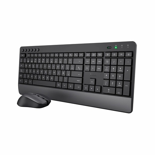 Teclado y Ratón Trust Trezo Negro Qwerty Español Español QZERTY