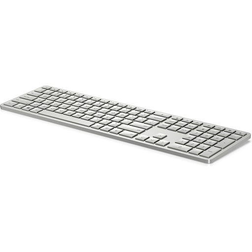Teclado HP 3Z729AA#ABE Qwerty Español Plateado Negro Gris