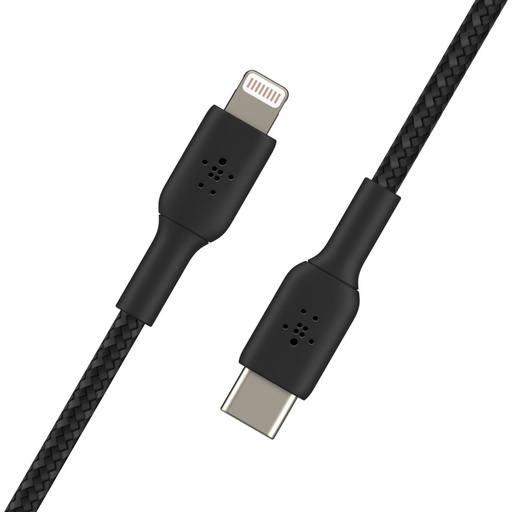 Cable USB-C a Lightning Belkin CAA004BT1MBK 1 m Negro
