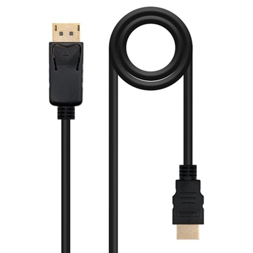 Cable DisplayPort a HDMI NANOCABLE 10.15.4310 Negro 10 m