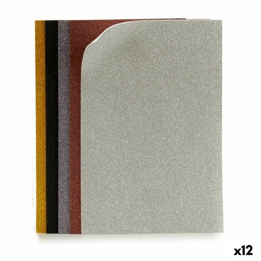 Goma Eva Pincello 1804053 Multicolor 65 x 0,2 x 45 cm Purpurina (12 Unidades)