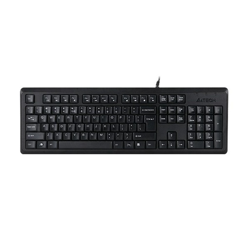 Teclado A4 Tech KR-92 Negro Monocromo Inglés QWERTY