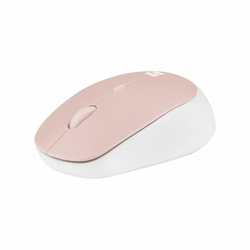 Ratón Inalámbrico Natec Harrier 2 Blanco Rosa 1600 dpi