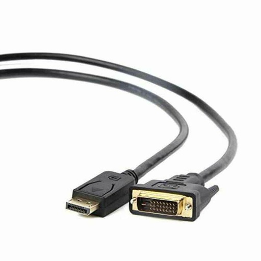 Adaptador DisplayPort a DVI GEMBIRD CC-DPM-DVIM-6 1080 px 1,8 m Negro 1,8 m