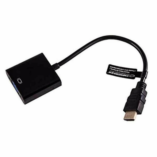 Adaptador HDMI a VGA GEMBIRD S0223205 1080 px 60 Hz Negro 15 cm