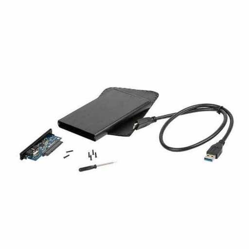 Carcasa para Disco Duro Natec Rhino Negro 2,5" USB 2.0 480 MBit/s