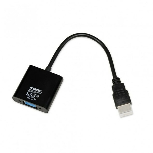 Adaptador HDMI a VGA Ibox IAHV01 Negro
