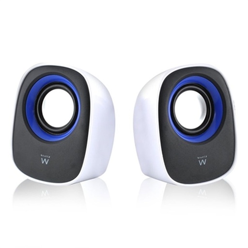 Altavoces PC Ewent EW3513 Blanco Negro 5 W