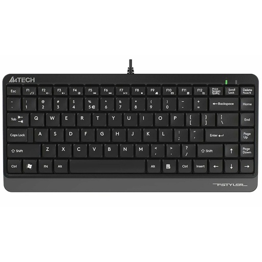 Teclado A4 Tech A4TKLA46787 Negro Inglés
