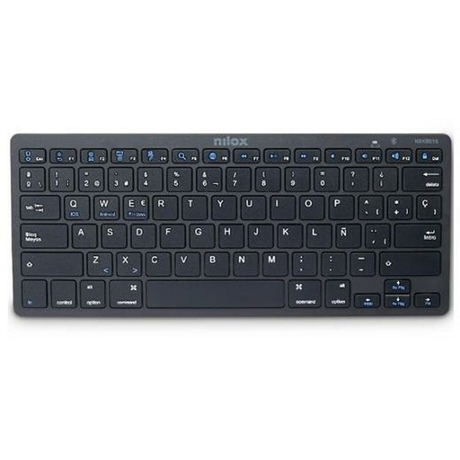 Teclado Nilox NXKB01B Negro Qwerty Español