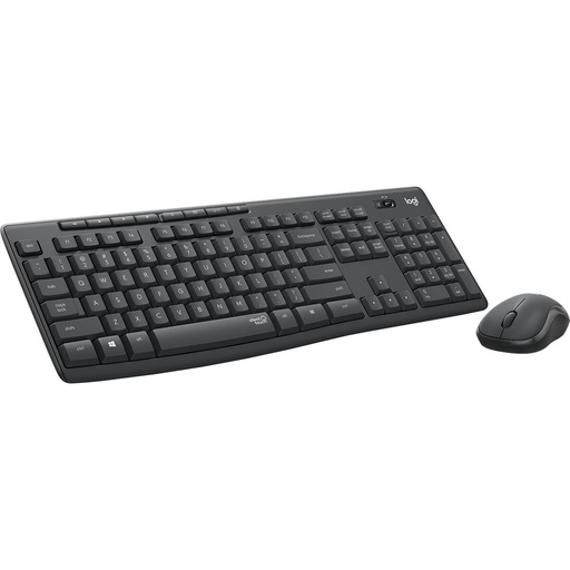 Teclado Logitech MK295 Silent Wireless Combo Grafito Monocromo QWERTY Qwerty US