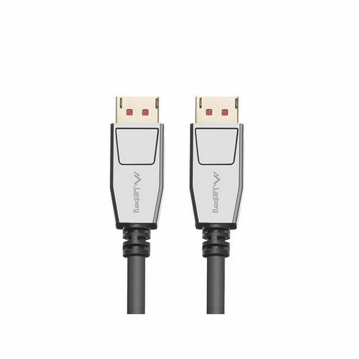Cable DisplayPort Lanberg CA-DPDP-20CU-0018-BK Plateado 1,8 m