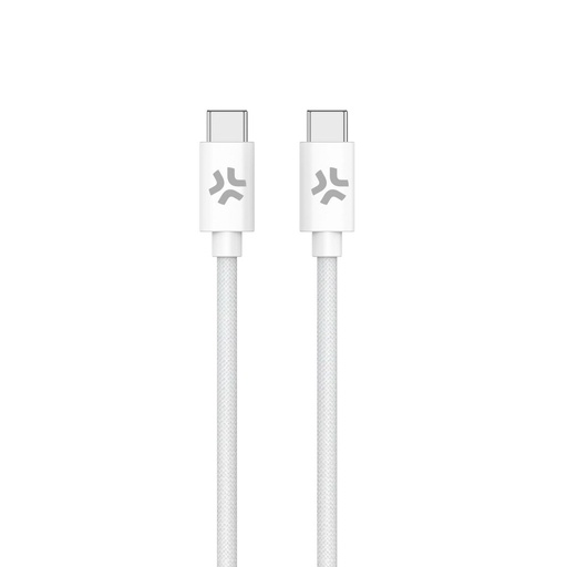 USB-C Cable Celly USBCUSBCCOTTWH White 1,5 m