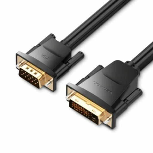 Adaptador VGA a DVI Vention EABBF Negro 1 m