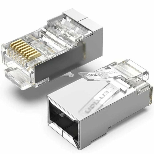 Conector RJ45 Vention IDAR0-50 Plateado