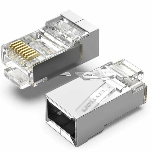 Conector RJ45 Vention IDCR0-100 Plateado