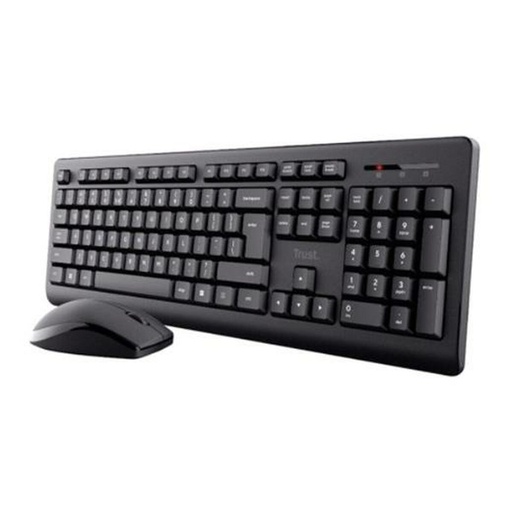 Teclado y Ratón Trust 25433 Negro Español QWERTY