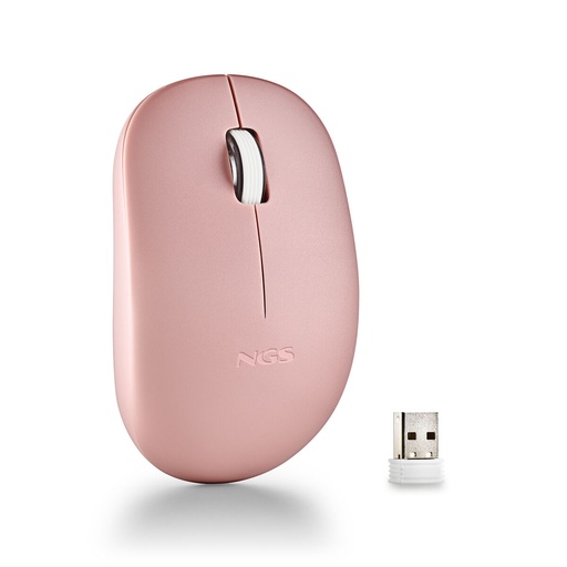 Ratón Inalámbrico NGS FOGPROPINK Rosa 1000 dpi (1 unidad)