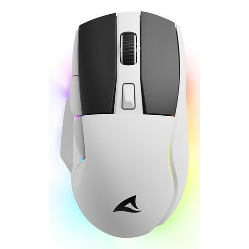 Ratón Sharkoon SGM50W  Blanco Negro/Blanco