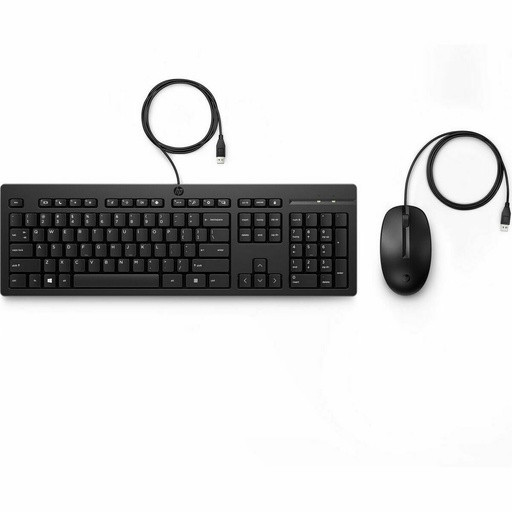 Teclado y Ratón HP 225 Negro Qwerty Español