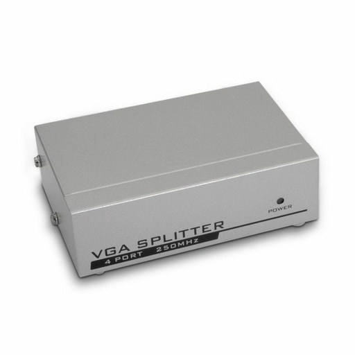 Conmutador VGA con 4 Puertos Aisens A116-0085 Gris Plateado