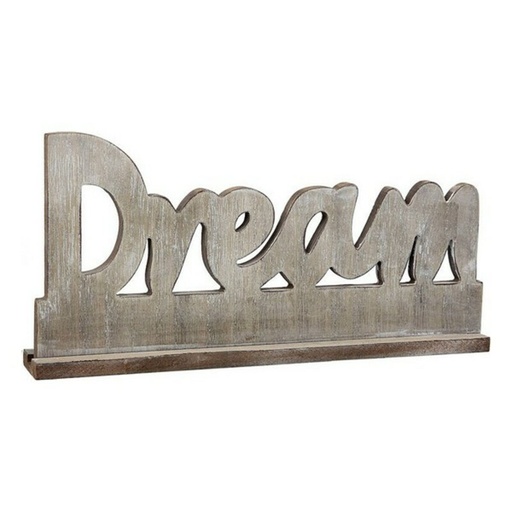 Letrero de Madera Dream 110792 Marrón 40 x 5 x 19 cm